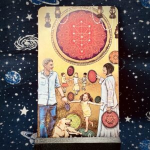 The tarot card the 10 of Pentacles