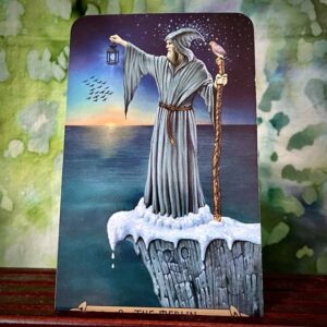 The tarot card The Hermit