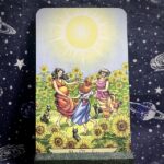 The tarot card, the sun
