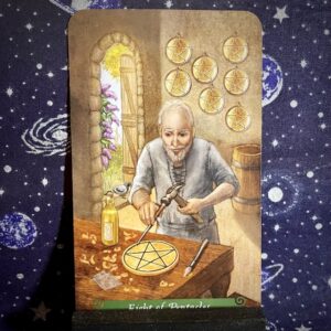 The tarot card, Eight of Cups