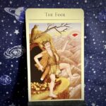 The tarot card, The Fool