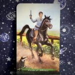 The tarot card the knight of Swords