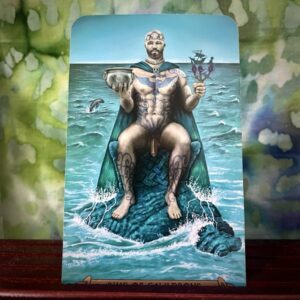 The tarot card, the King of Cups