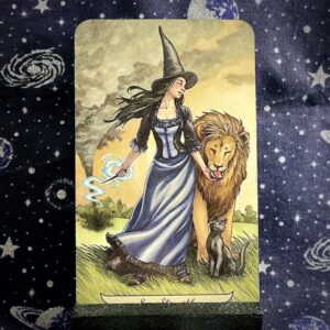 The tarot card Strength