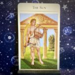 The tarot card, The Sun