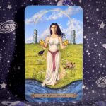 The tarot card, Temperance