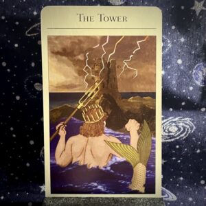 The tarot card The Tower