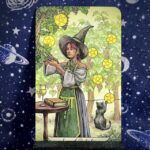 The tarot card the Seven of Pentacles