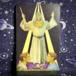 The tarot card, the Hierophant