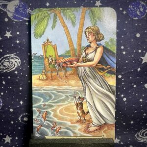 The tarot card, the Queen of Cups
