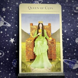 The tarot card, The Queen of Cups