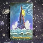 The tarot card, the Tower