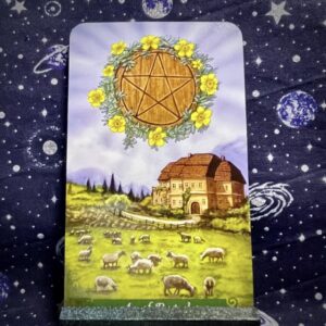 The tarot card the Ace of Pentacles