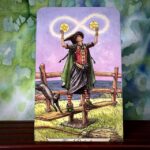 The tarot card the two of pentacles
