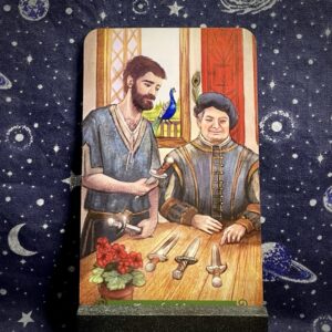 The tarot card the 5 of Swords