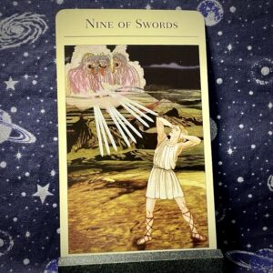 The tarot card the Nine of Swords