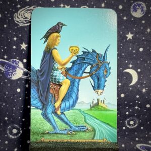 The tarot card the Knight of Cups