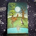 The tarot card the moon