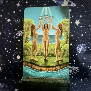 The tarot card the Three of Cups