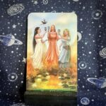 The tarot card the three of cups