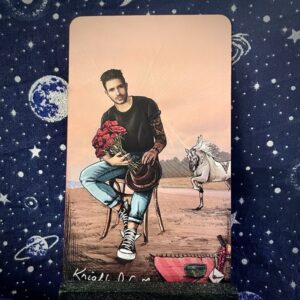 The tarot card the Knight of Cups