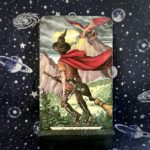 The tarot card the Knight of Wands