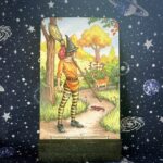 The tarot card, The Page of Wands