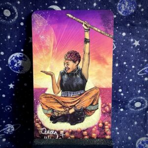 The tarot card the Queen of Wands