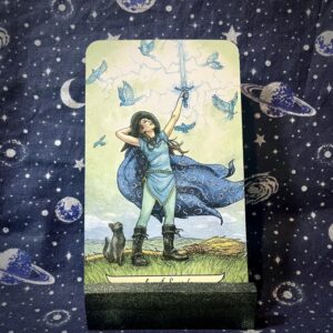The tarot card the Ace of Swords