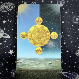 The tarot card, the Wheel of Fortune