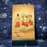 The tarot card the Five of Wands
