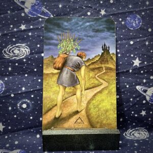 The tarot card the Ten of Wands