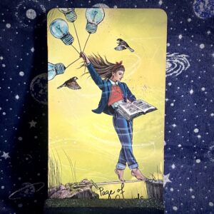 The tarot card the Page of Swords